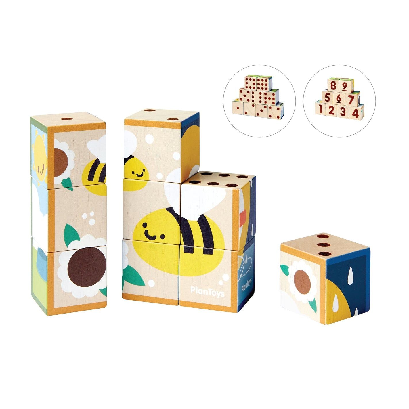 PlanToys Animal Puzzle Cubes