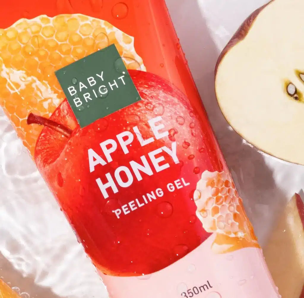 APPLE HONEY PEELING GEL 350ML BABY BRIGHT (B)