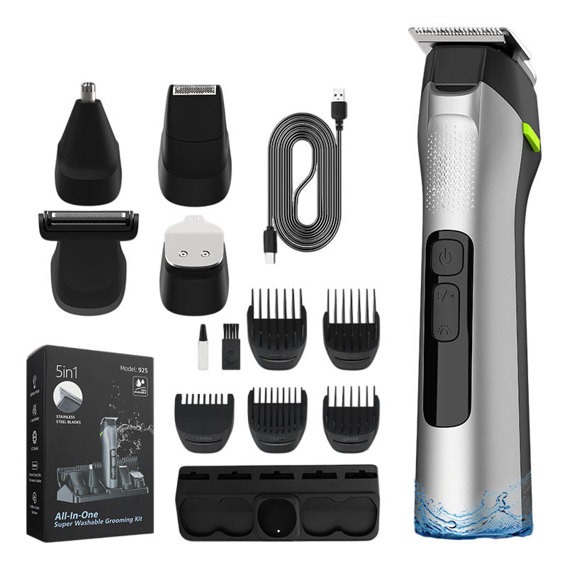 5-in-1 Hair Clipper Shaver Kit