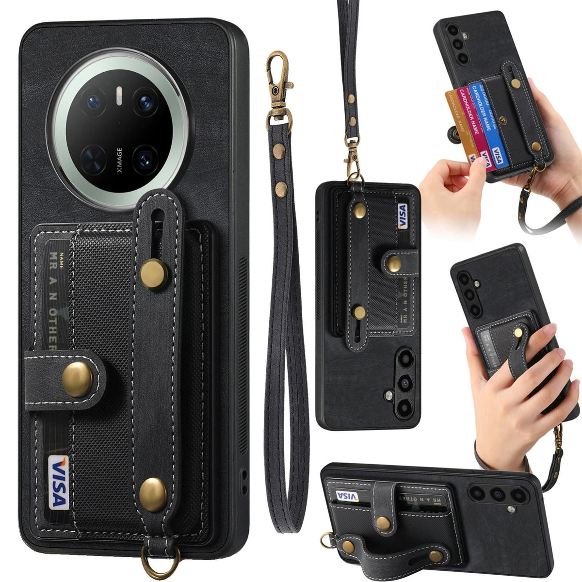 Retro Card Wallet Case For Huawei Mate 70 Pro