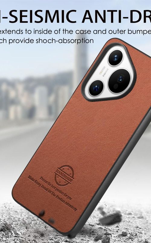 Twill Fabric Leather Phone Case For Huawei Pura 70 Ultra