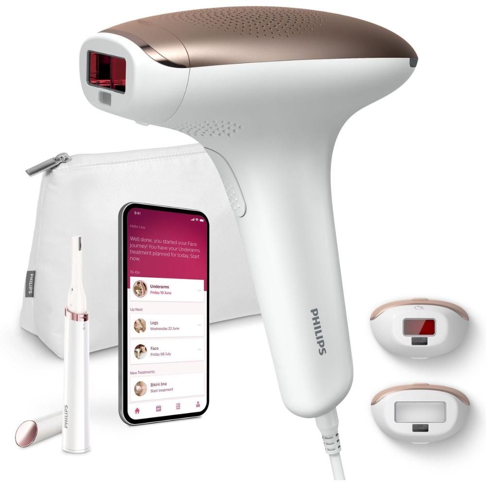 Philips Lumea BRI921/00 Laser Epilation IPL Hair Removal Device + Eyebrow Trimmer, Face + Body + Sensitive Area Use