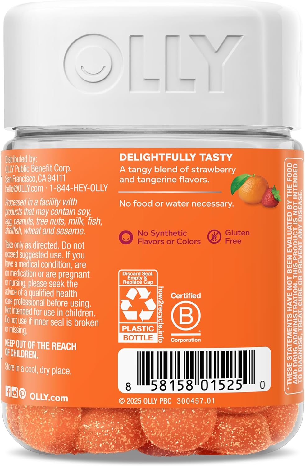 OLLY LAZER FOCUS GUMMY 36