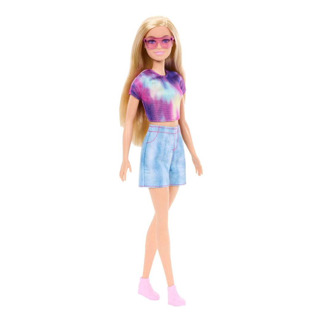 Barbie Mysteries, Beach Detectives “Malibu” Fashion Doll, Removable Signature Outfit with Sunglasses & Accessories, 3+ Years