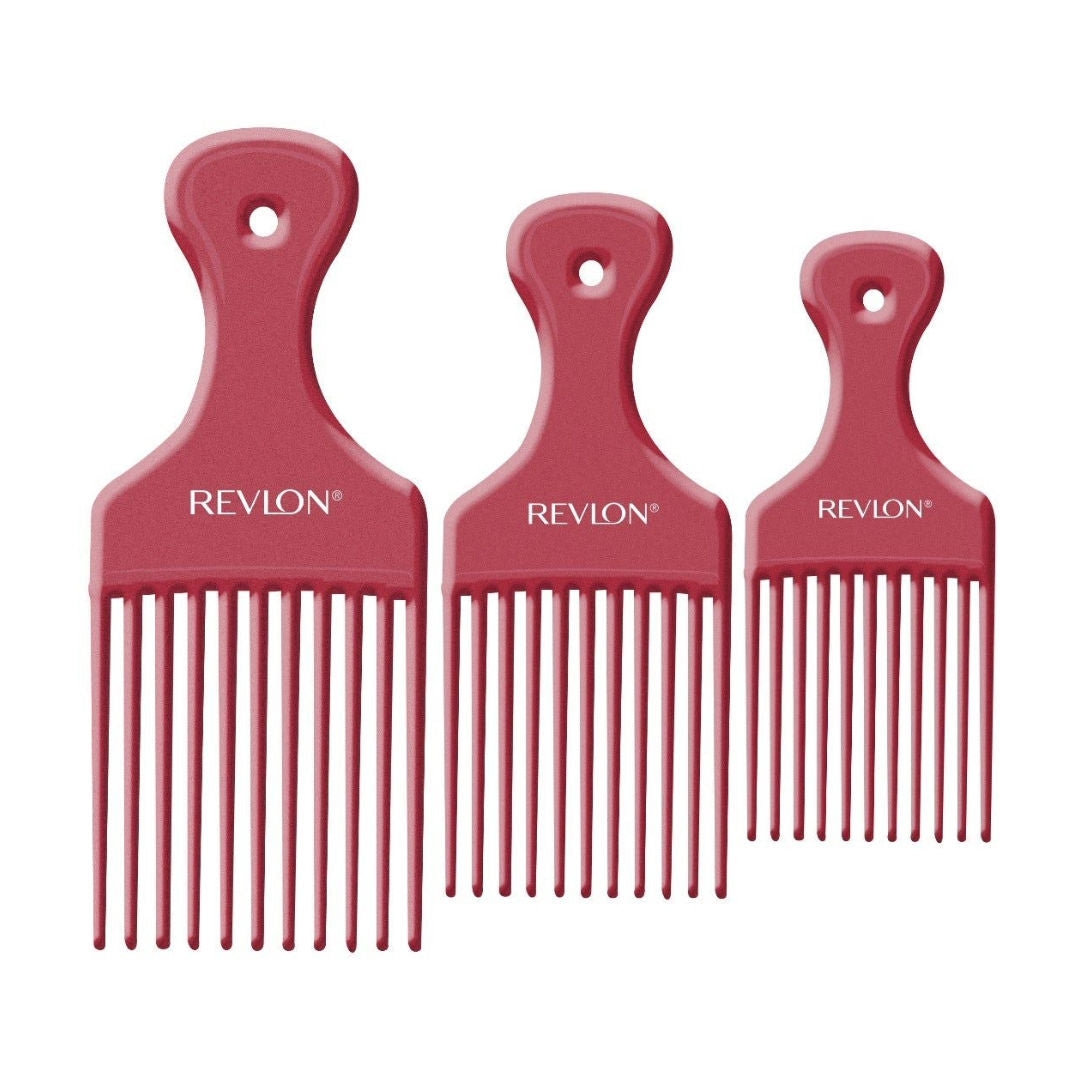 Revlon BCA Styling Session Lift & Tease Comb, 3pcs
