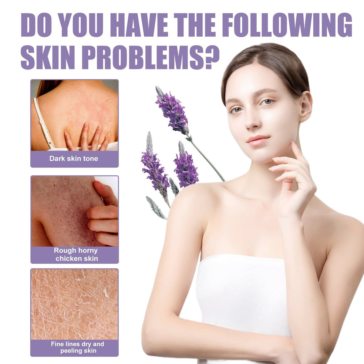 Lavender Moisturizing Body Lotion, Hydrating, Whitening, Smooth Skin, Elegant Fragrance ,100ml