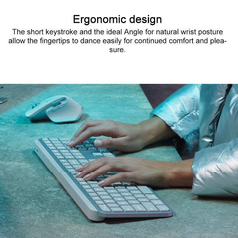 Logitech MX keys S Wireless Bluetooth Keyboard