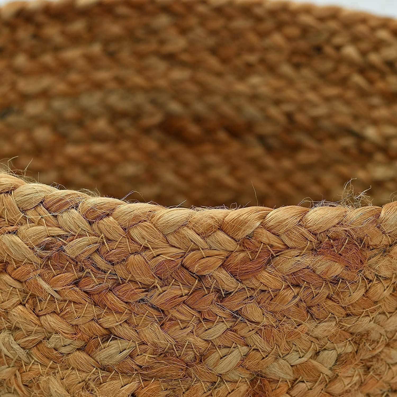 AIESY® Beautiful Handcrafted Decor Jute Baskets for Plantation