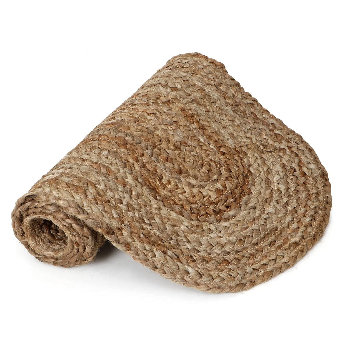 AIESY®  Reversible Beautiful Anti-Slip Handwoven Jute Rug