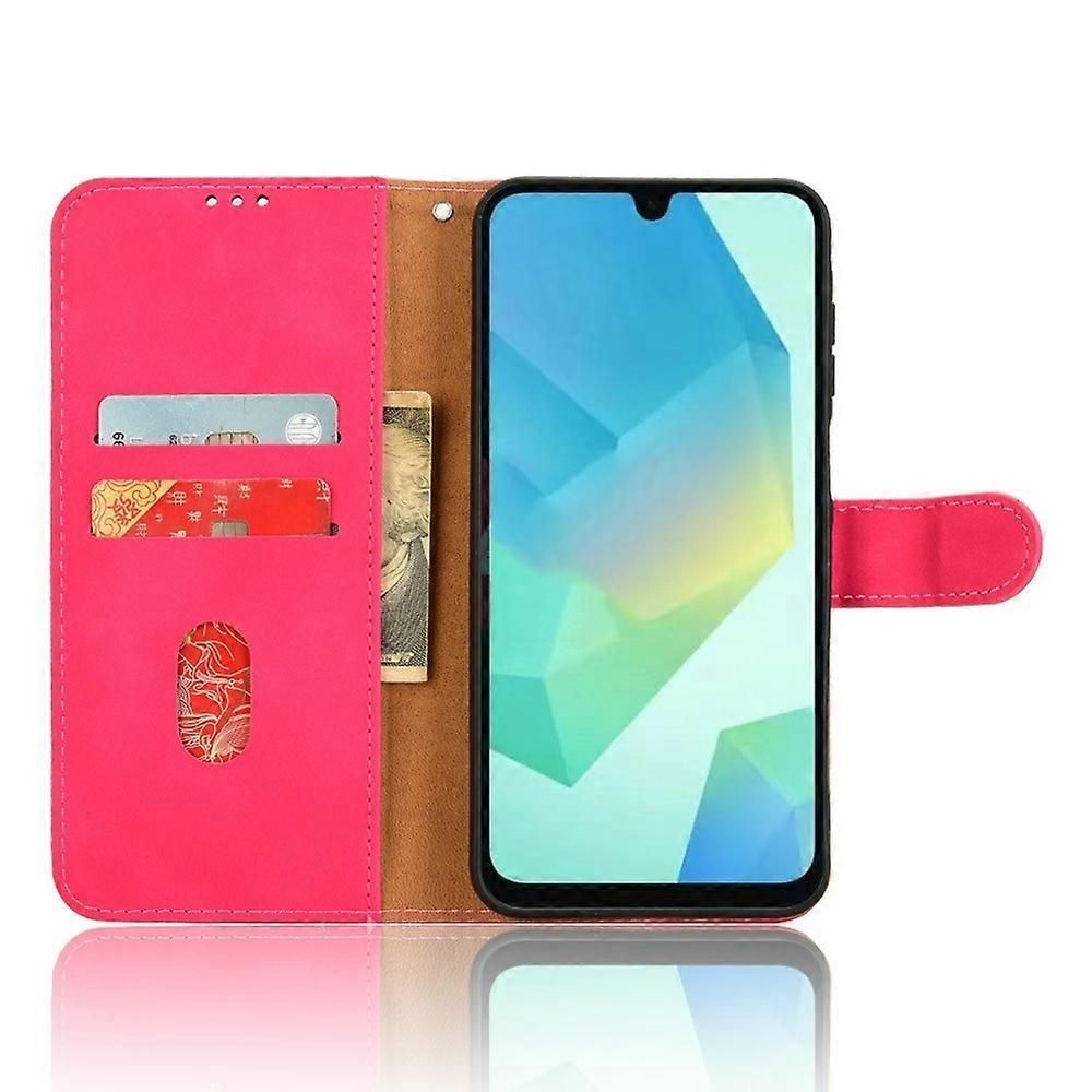 For Samsung Galaxy A16 5G Leather Case Skin-Feel Anti-Drop Wallet Flip Phone Cover
