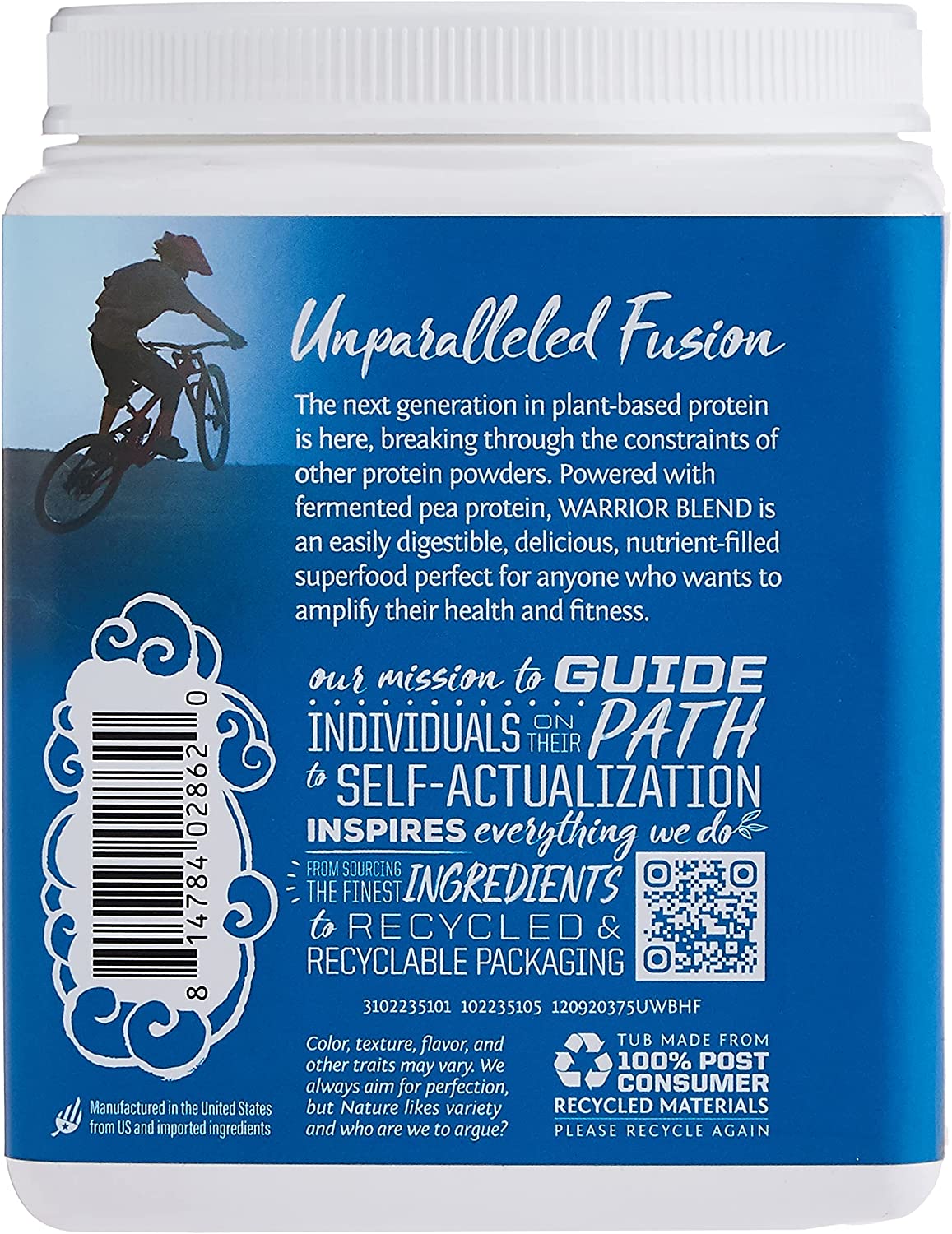 Sunwarrior Protein Warrior Blend 375g - Unflavored