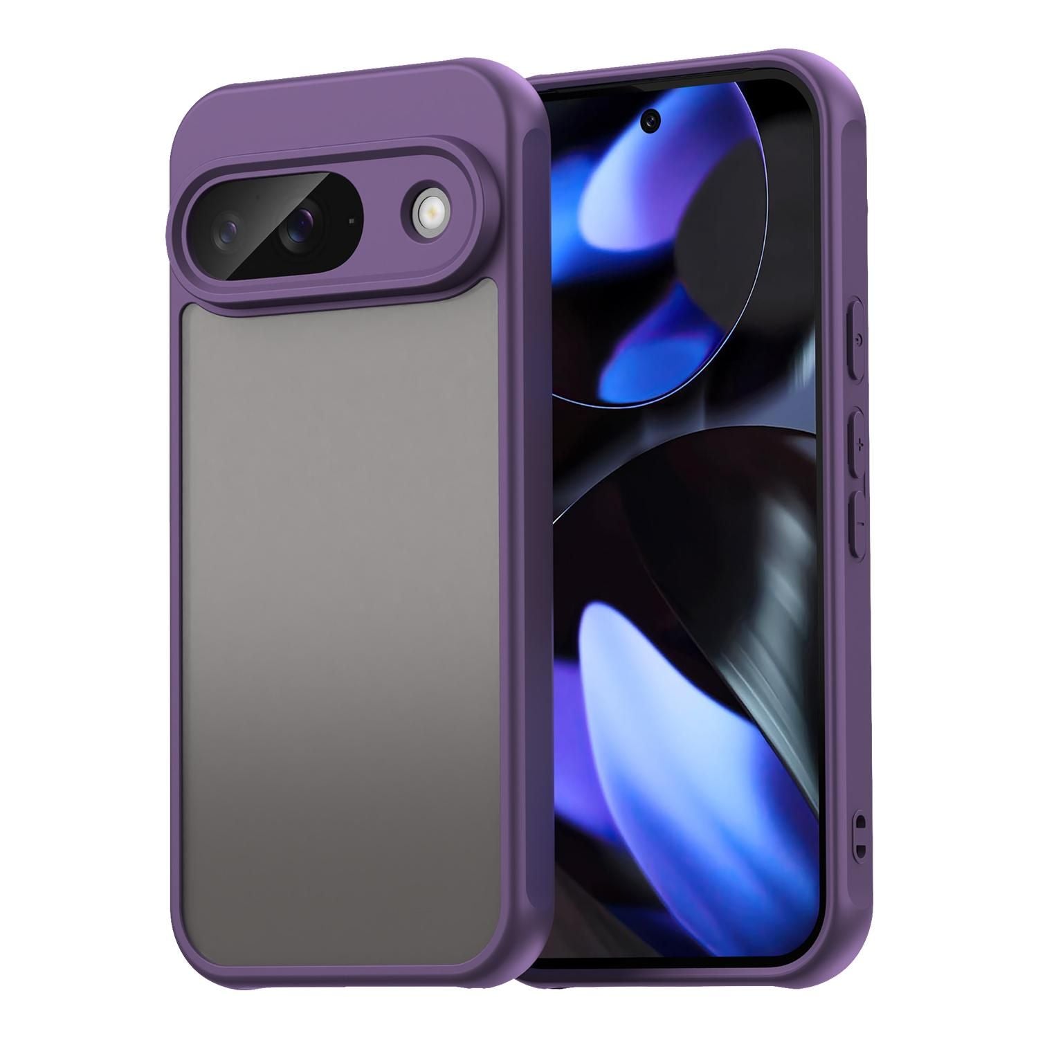 TPU Hybrid PC Frosted Phone Case For Google Pixel 9