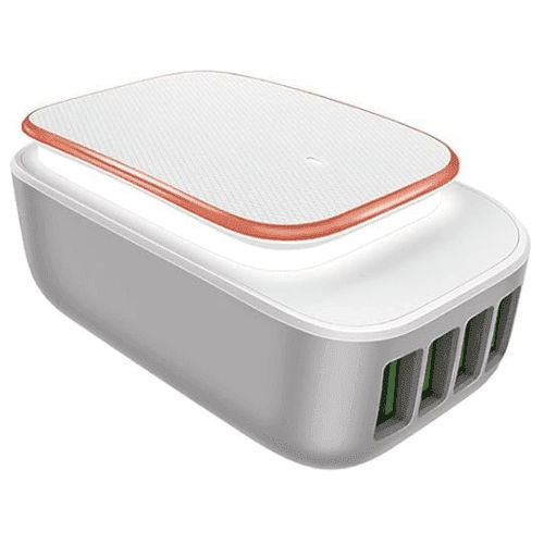 LDNIO LED PRESS LAMP 4-PORT USB 4.4A