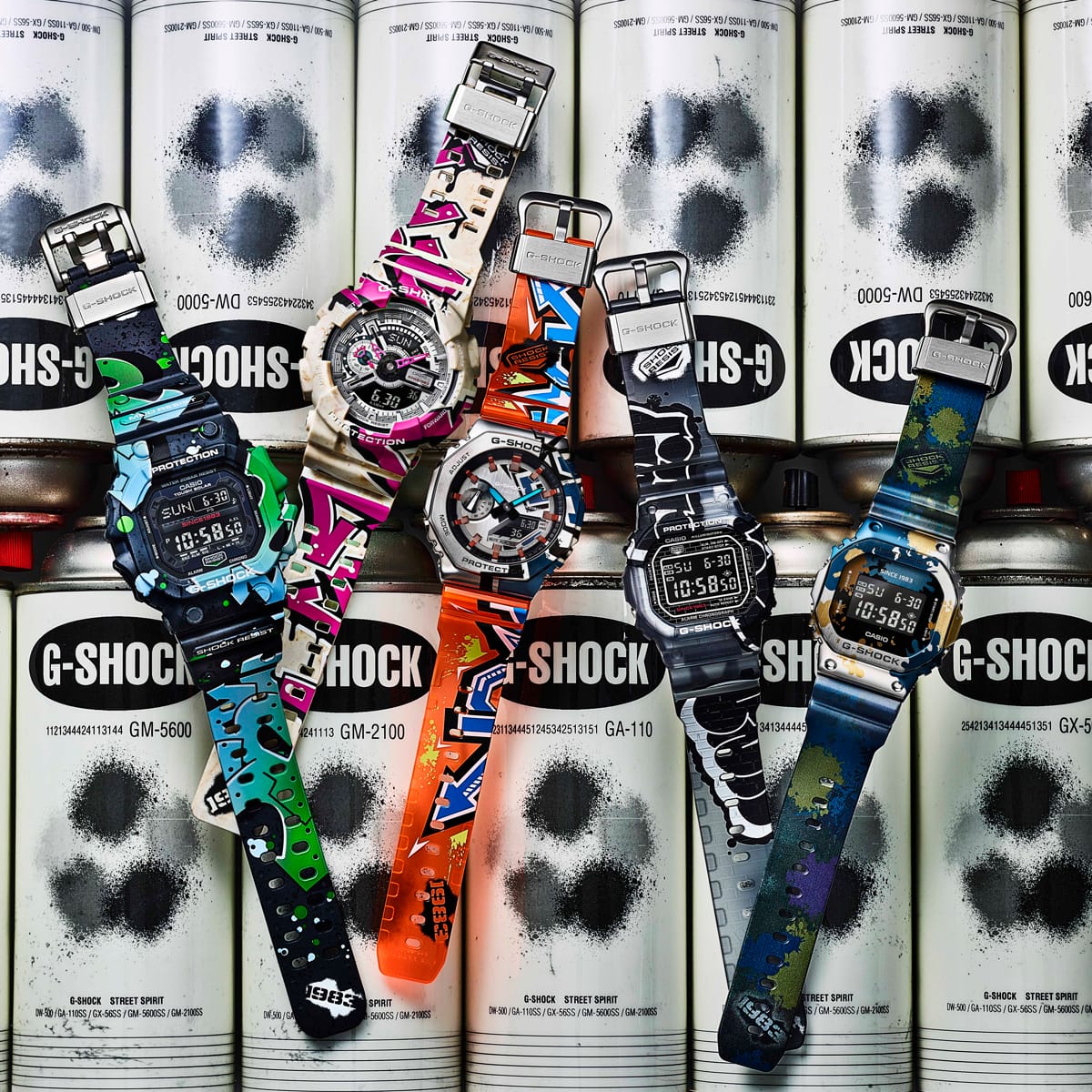 Casio G-SHOCK Street Spirit Series Analog-Digital Watch, GA-110