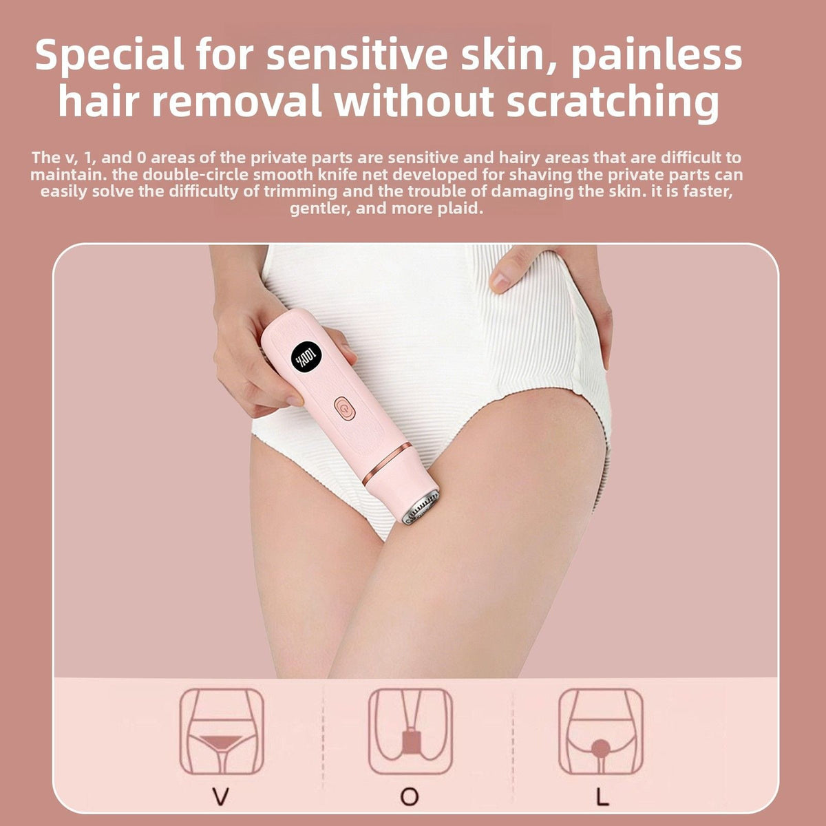 4-in-1 Women's Body Hair Trimmer Kit