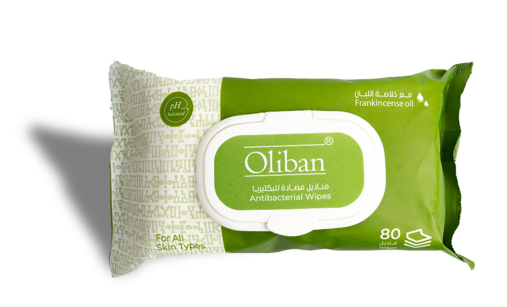 Oliban Antibacterial Wipes 80's