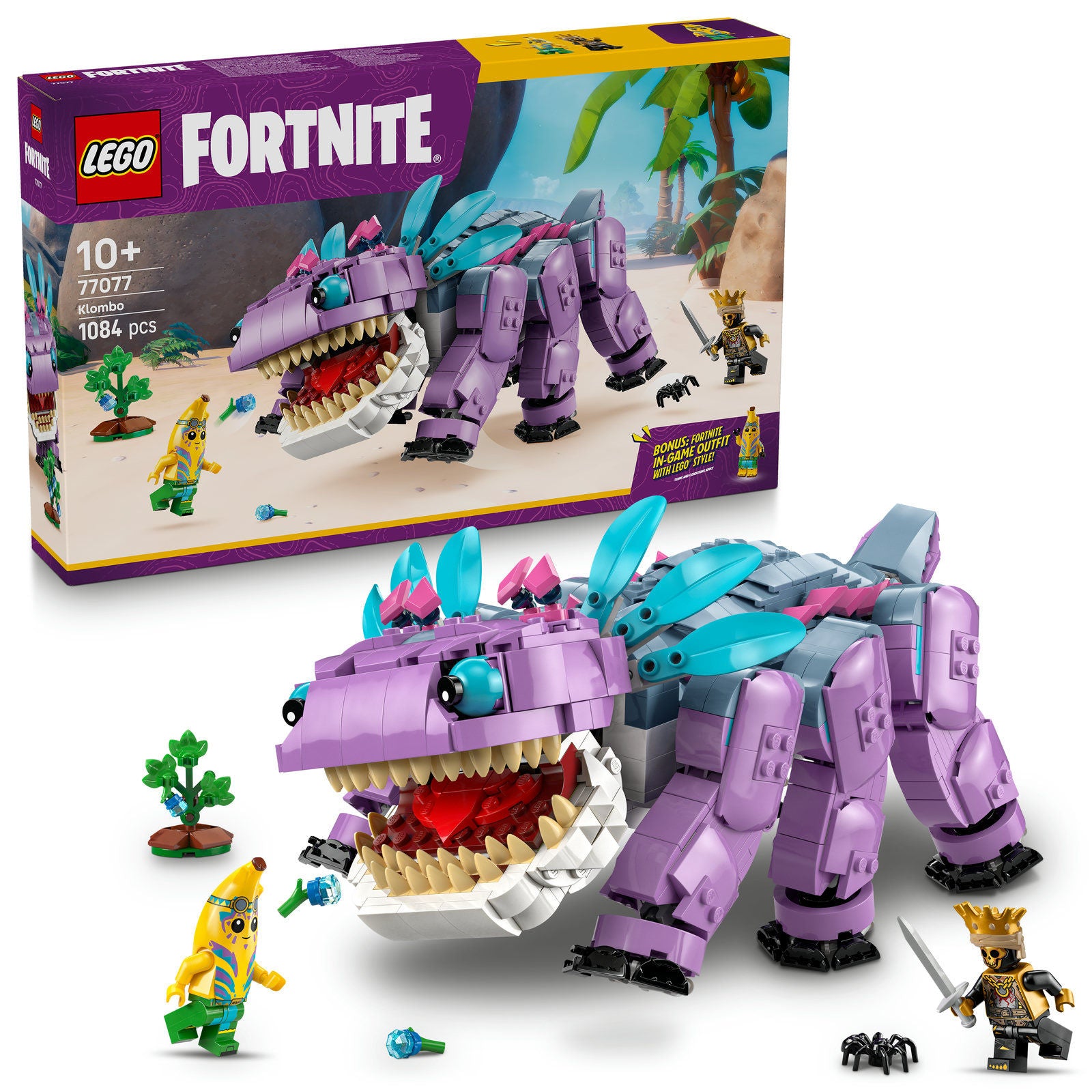LEGO Fortnite Klombo 77077 Building Set 1084 Pieces, For Age 10+ Years
