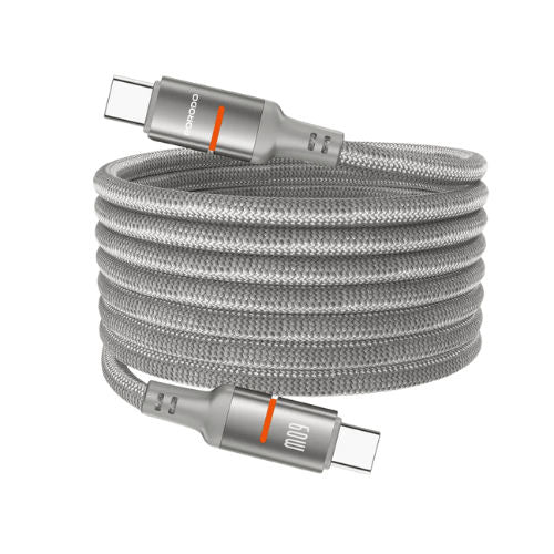 Porodo 60W Type-C to Type-C Magnetic Braided Cable 1.2M