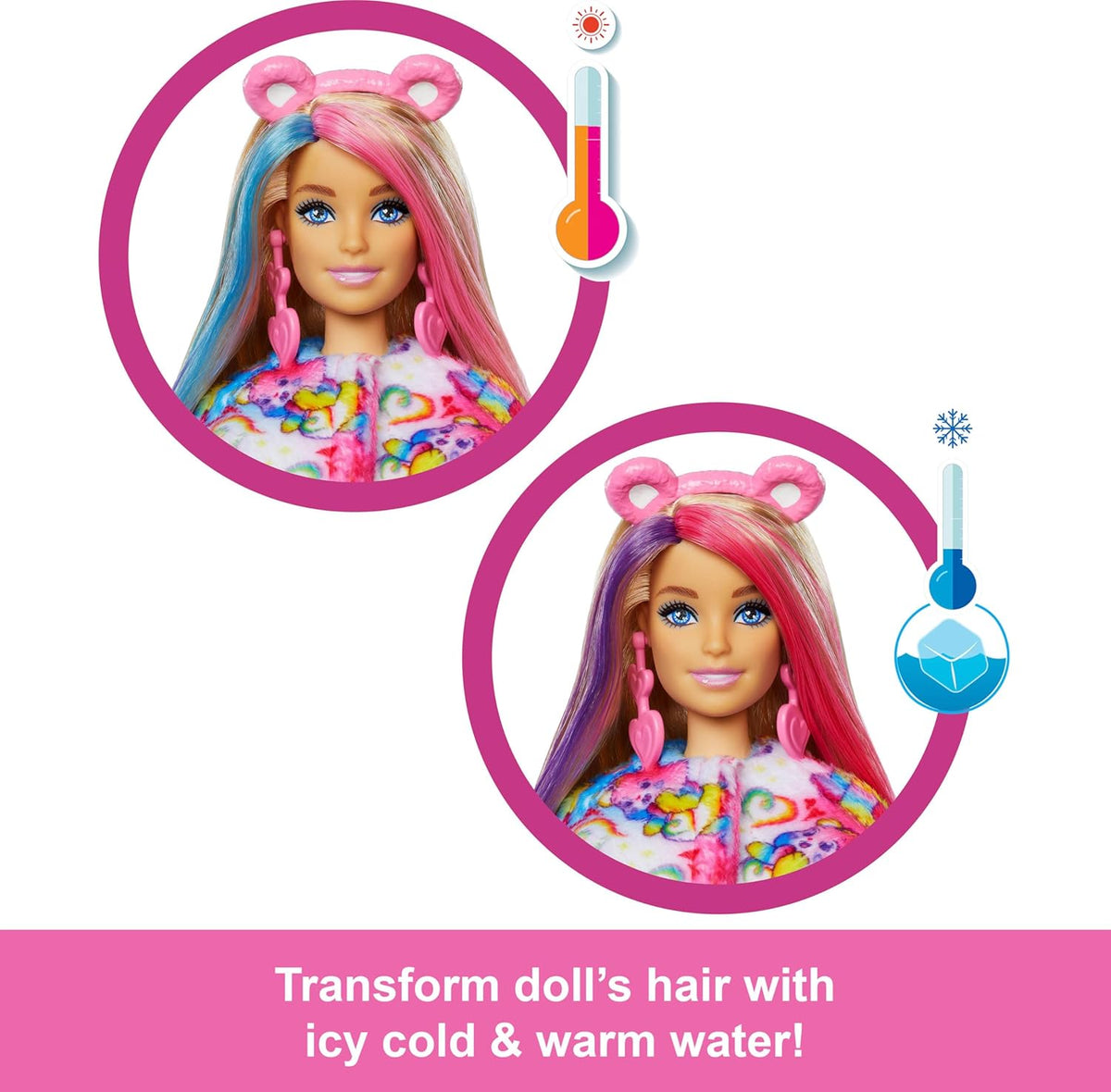 Barbie Cutie Reveal Care Bears Series 2 Togetherness Bear Doll Playset
