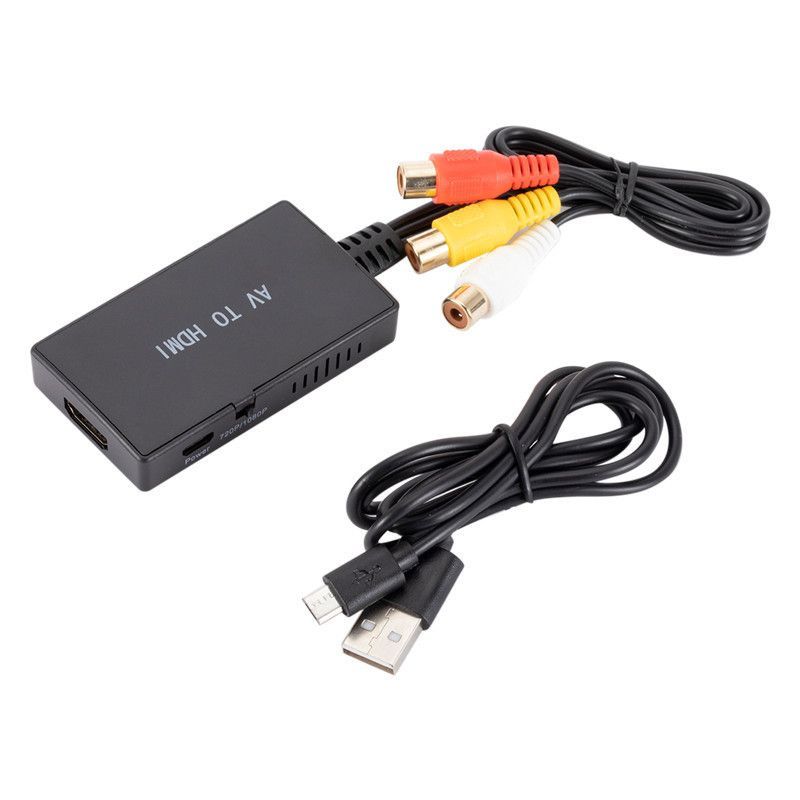 AV TO HDMI Converter High Definition Video Adapter Cable Supports 1080P