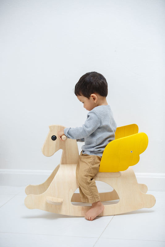 PlanToys Rocking Pegasus — Wooden Rocking Horse