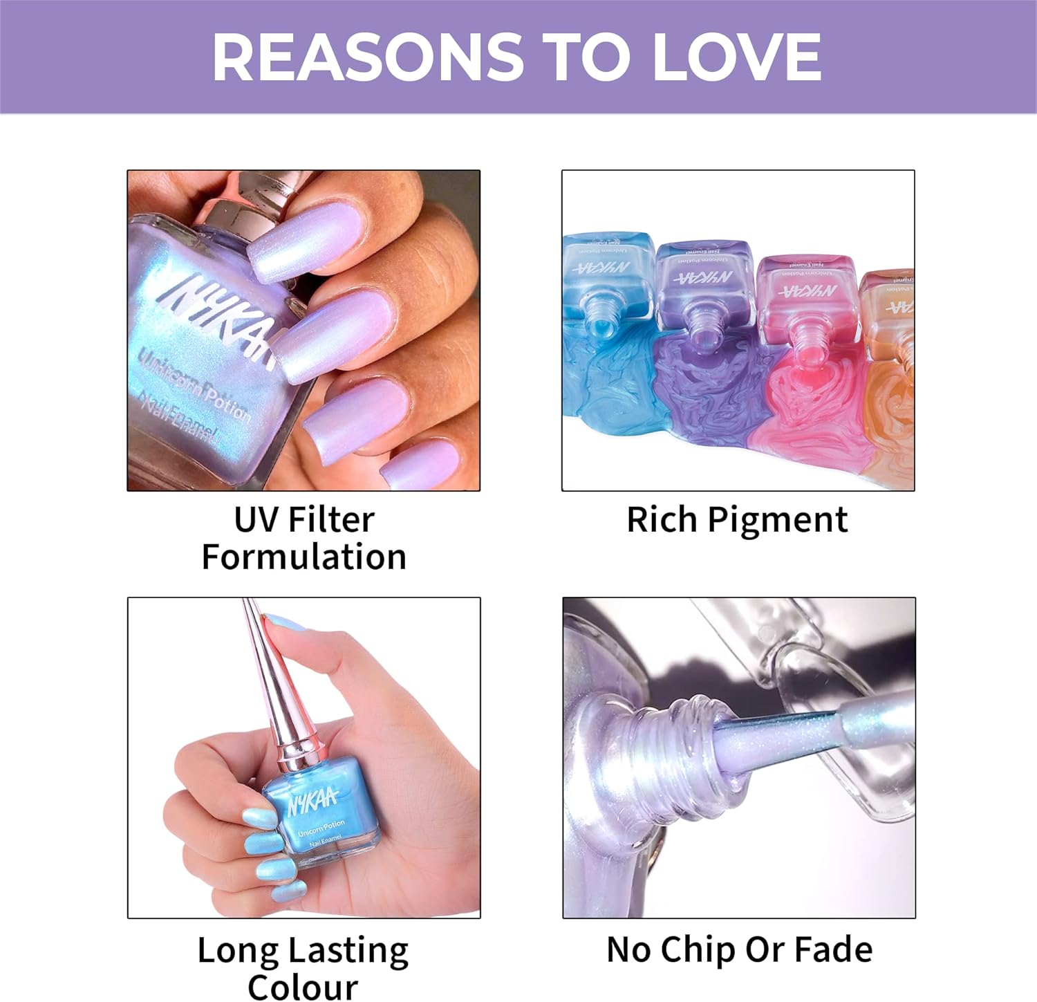 Nykaa Unicorn Potion Nail Enamel Pink Pony 9ml Shade No.: 238