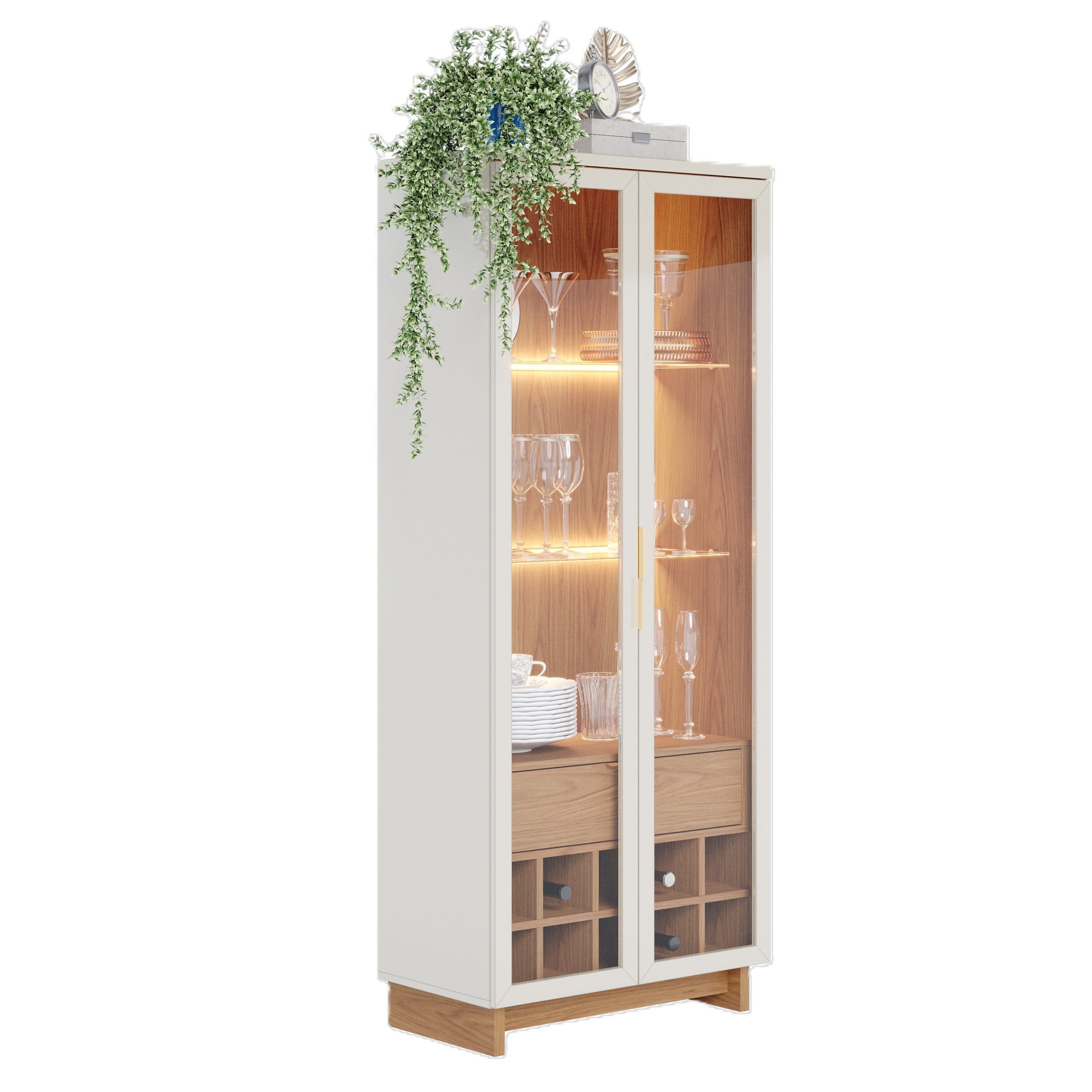 Guanabara Off White Display Cabinet