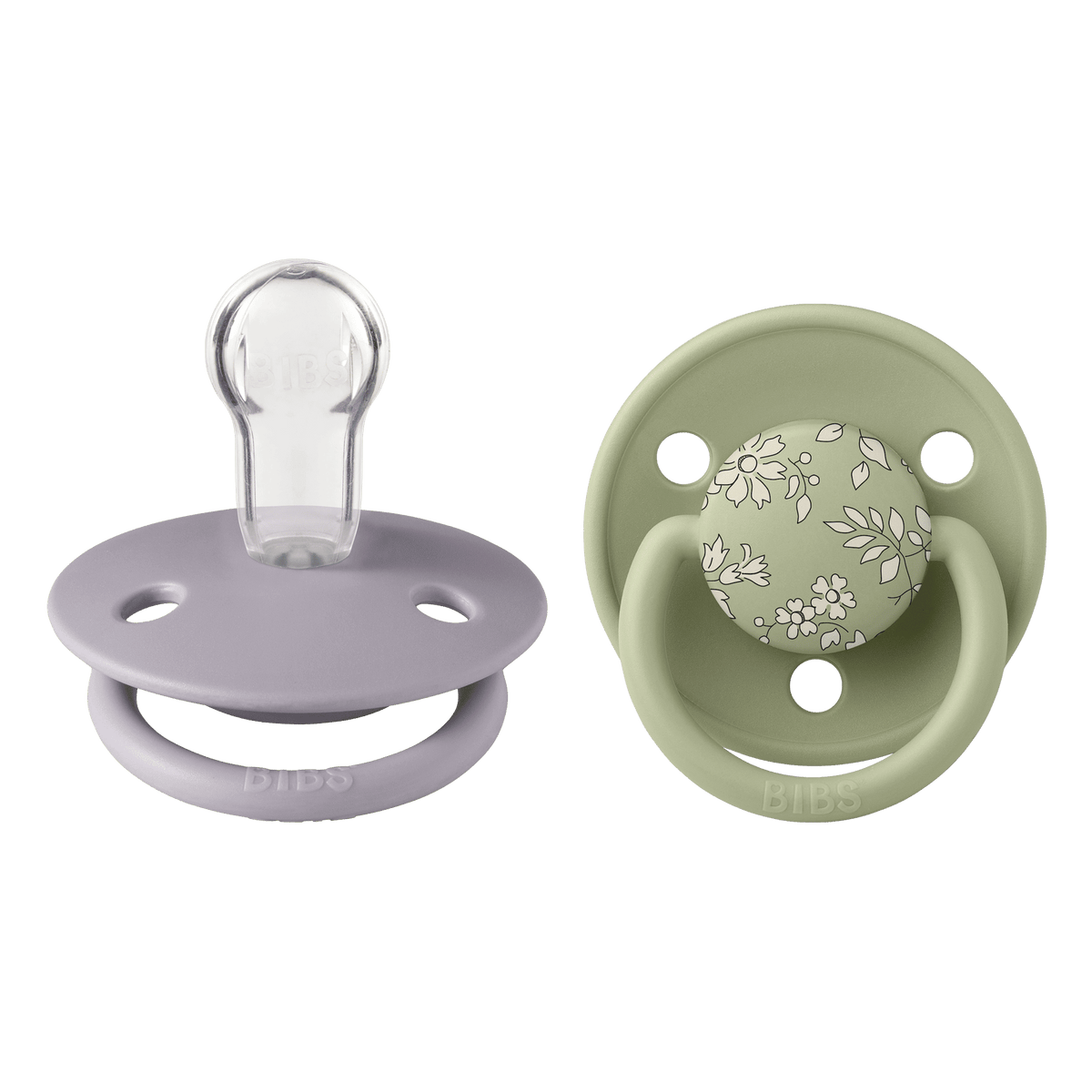 Bibs -x Liberty De Lux 2 Pack Silicone Onesize-Capel/Sage