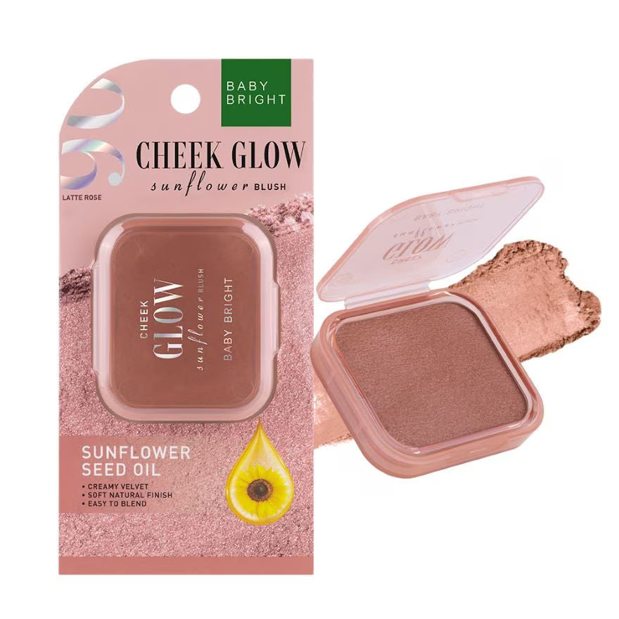 CHEEK GLOW SUNFLOWER BLUSH 5.2G BABY BRIGHT (M) 06 LATTE ROSE