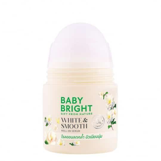 White & Smooth Roll On Serum 50ml Baby Bright (B)