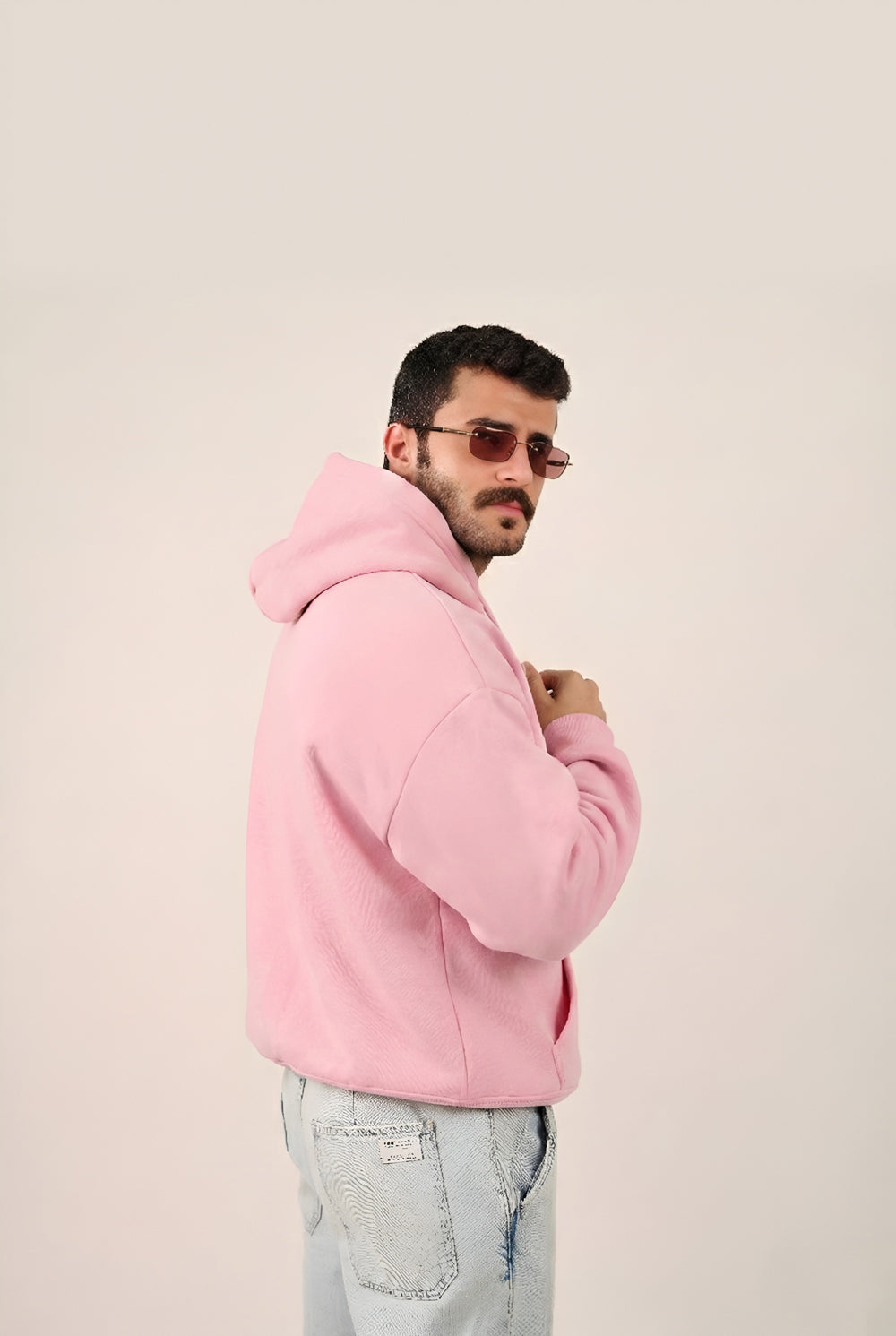 MULU Classic Oversized Hoodie - Pink
