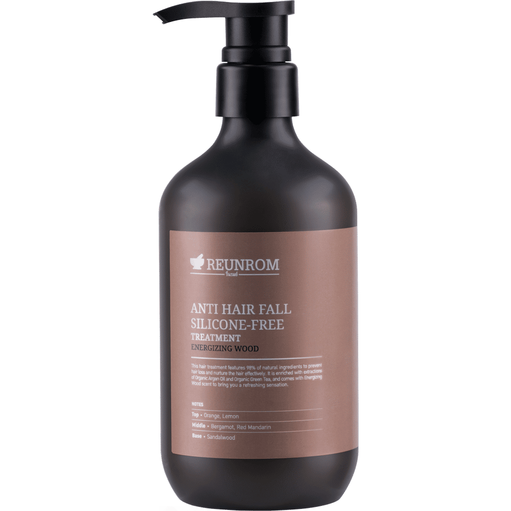 Anti Hair Fall Silicone-Free Treatment 500ml Reunrom Energizing Wood