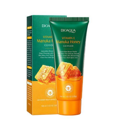 Vitamin E & Honey Facial Cleanser 100g for Dry & Sensitive Skin - BQY53522