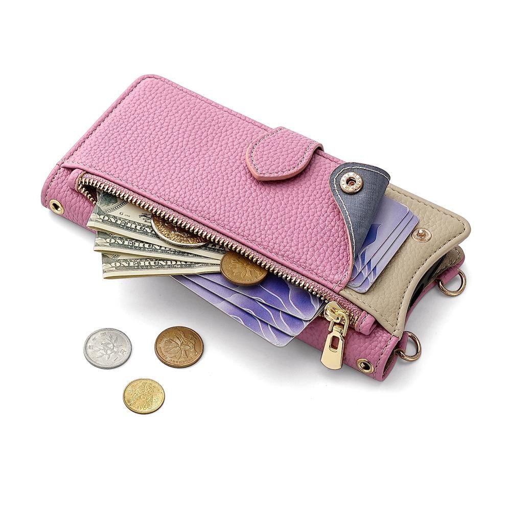 Litchi Leather Case For Huawei nova 12i / Enjoy 70 Pro