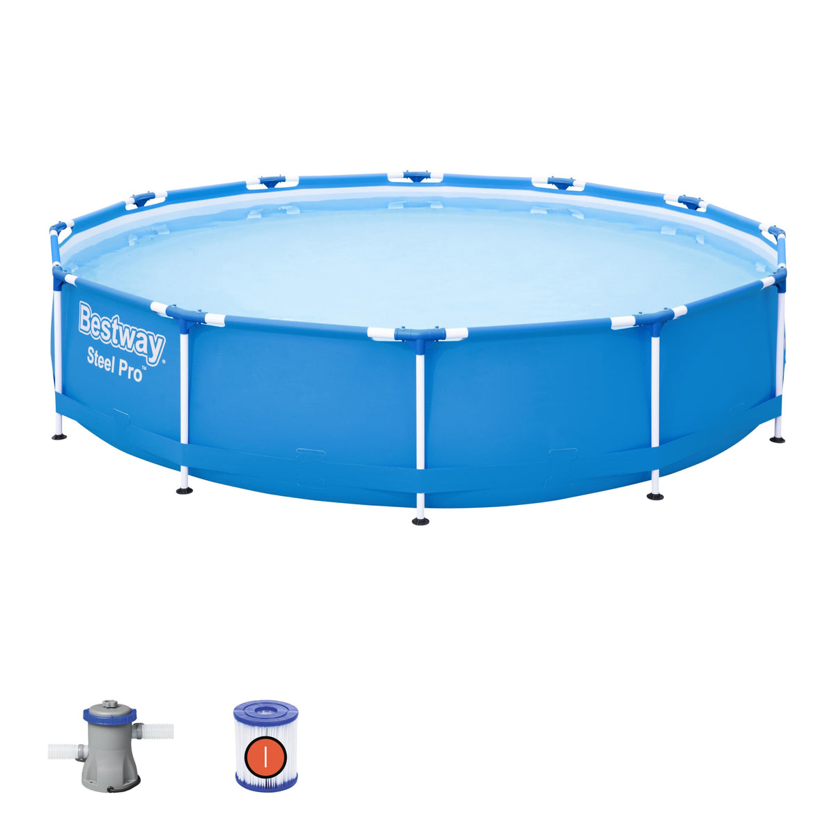BWAY POOLSET STEELPRO 366X76CM