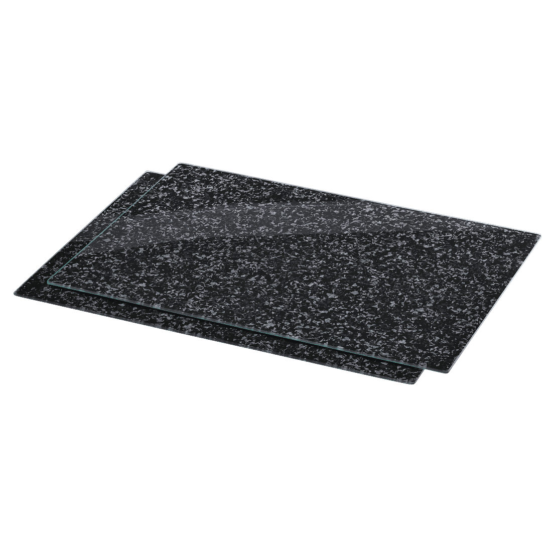 XAVAX 111515 Hob cover plate, pack of 2, "Granite" design, 52 cm x 38.5 cm