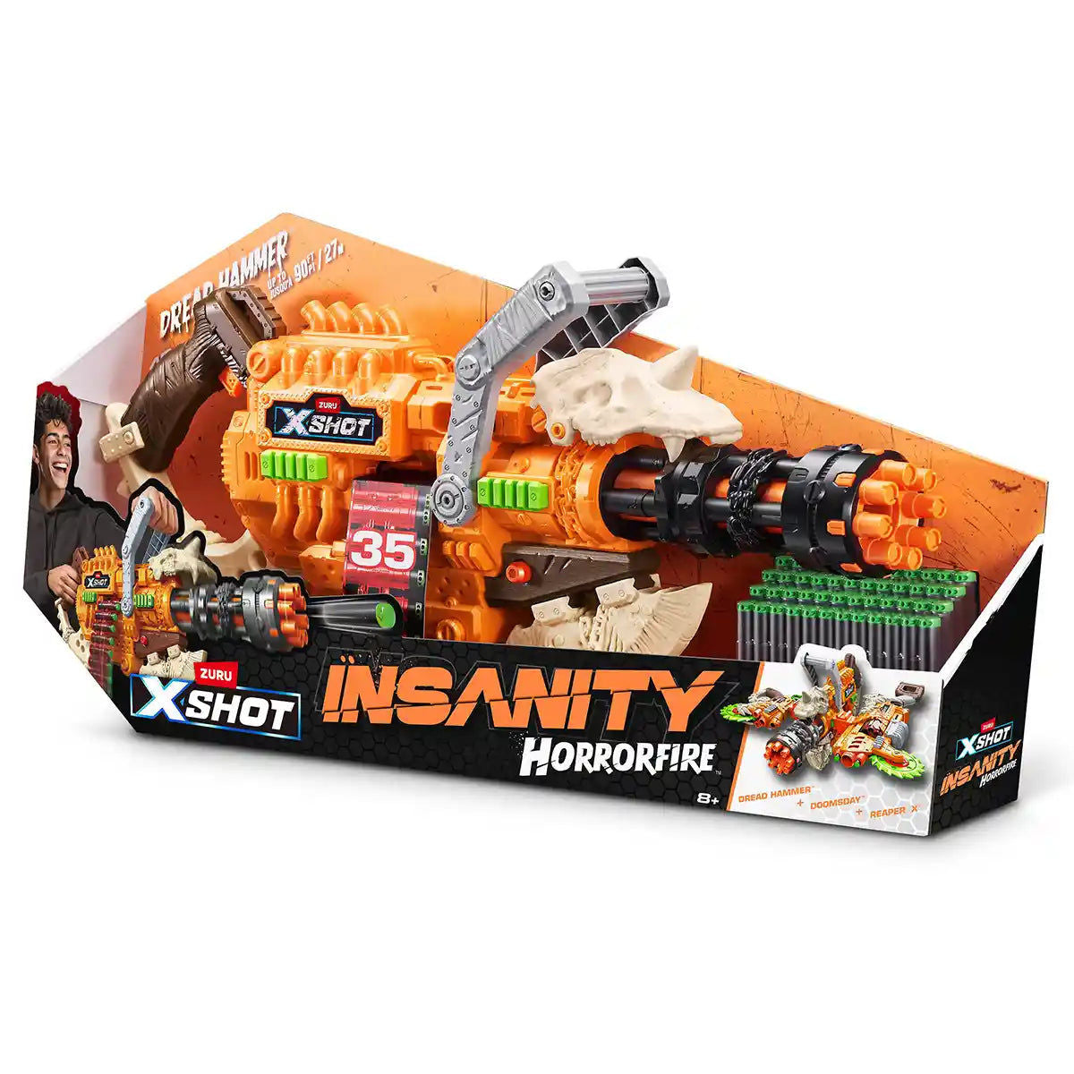 X-Shot Insanity Horrorfire Dread Hammer