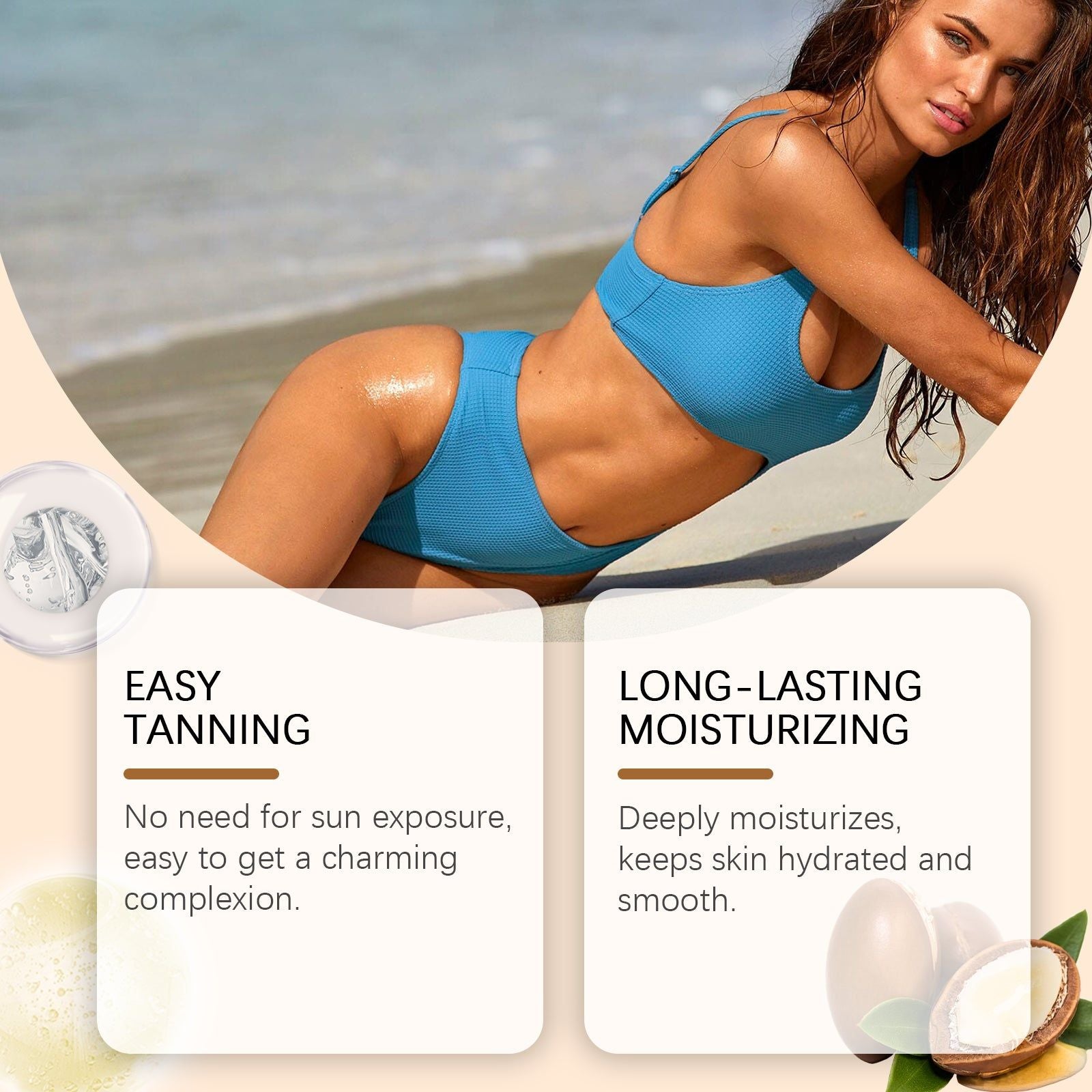Anti-Tanning Essence, Brighten & Even Skin Tone, Hydrating Herbal Serum ,30ml