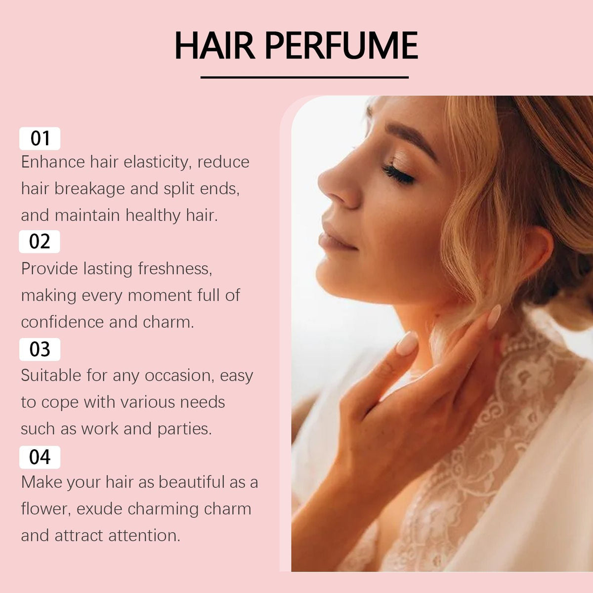 100ml Floral Hair Perfume with Hydrating and Fresh Scent
