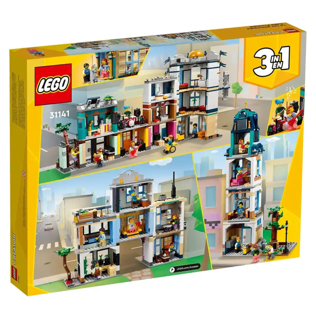 LEGOÃÂ® Creator Main Street 31141 Building Toy Set (1,459 Pieces)