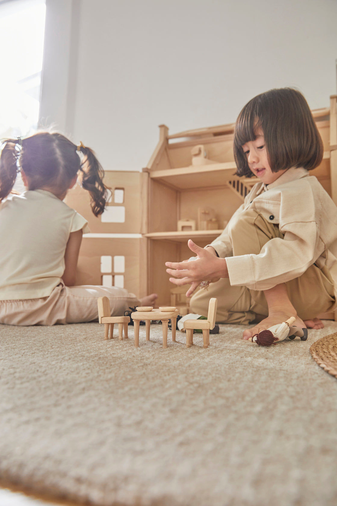 PlanToys Victorian Furniture Set — Wooden Dollhouse Furniture