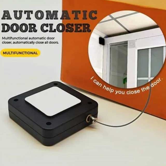 Upgraded Door Closer Tension – Adjustable Hydraulic Door Closing System for Home & Office