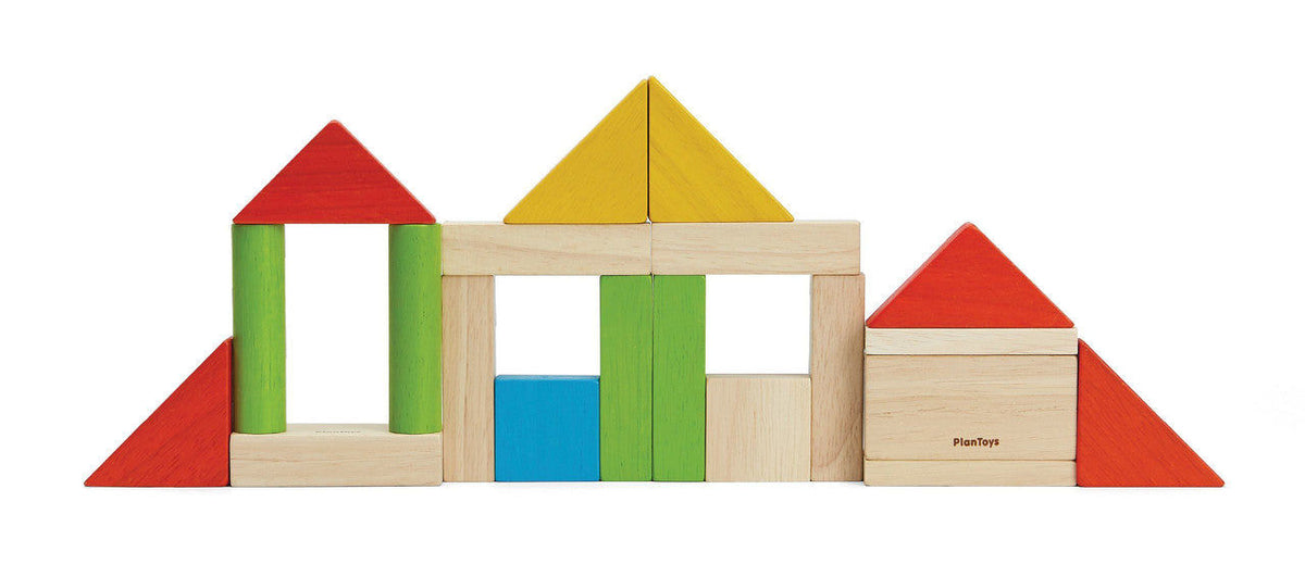 PlanToys Colorful 40 Unit Blocks