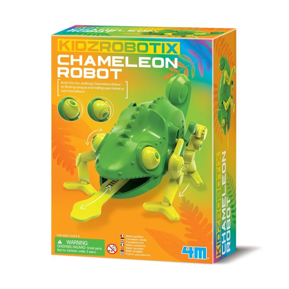 4M KidzRobotix Chameleon Robot Activity Kit, 8+ Years