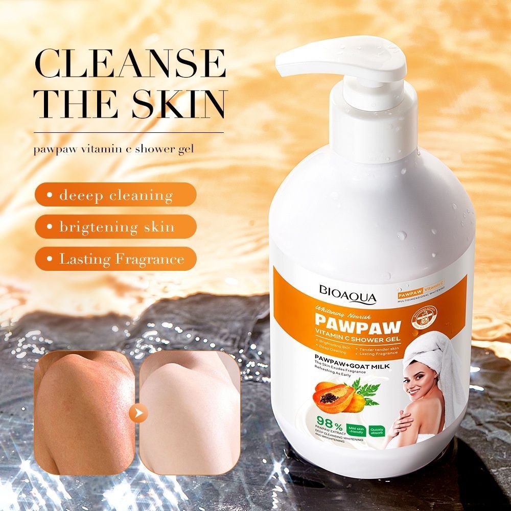 Vitamin C Papaya Brightening & Moisturizing Shower Gel -001-BQY01550