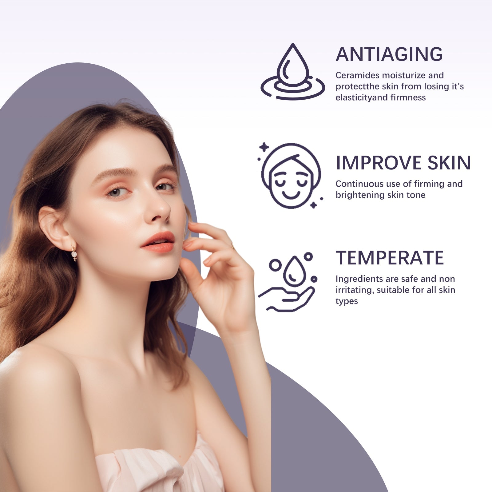 Vitamin B3 Serum for Firming and Moisturizing, Brighten Skin, Reduce Wrinkles ,30ml