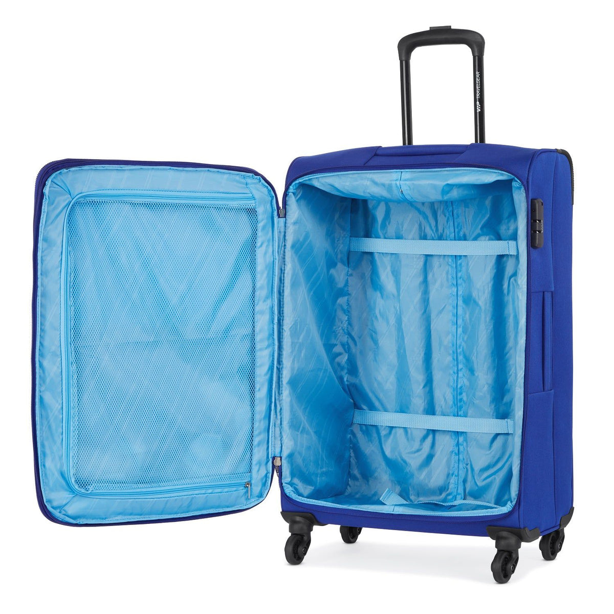 VIP MONTANA 4 Wheel Soft Trolley Expandable 3 Pcs/Set 54cm,69cm,79cm