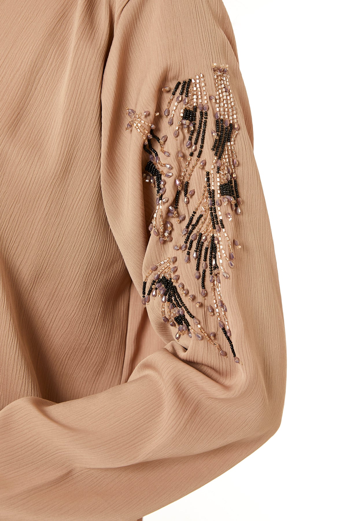MOiSTREET Beige Zoom Top and Pants Set