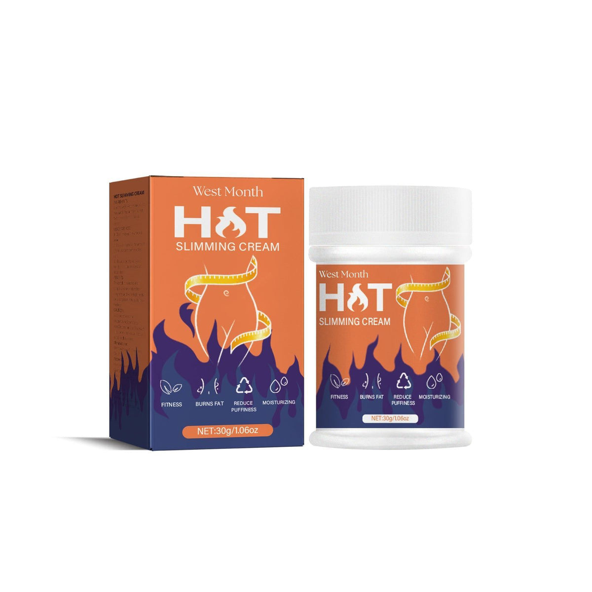 Body Shaping Cream, Slimming, Tightening, Cellulite Reduction, Fast Absorption ,30g