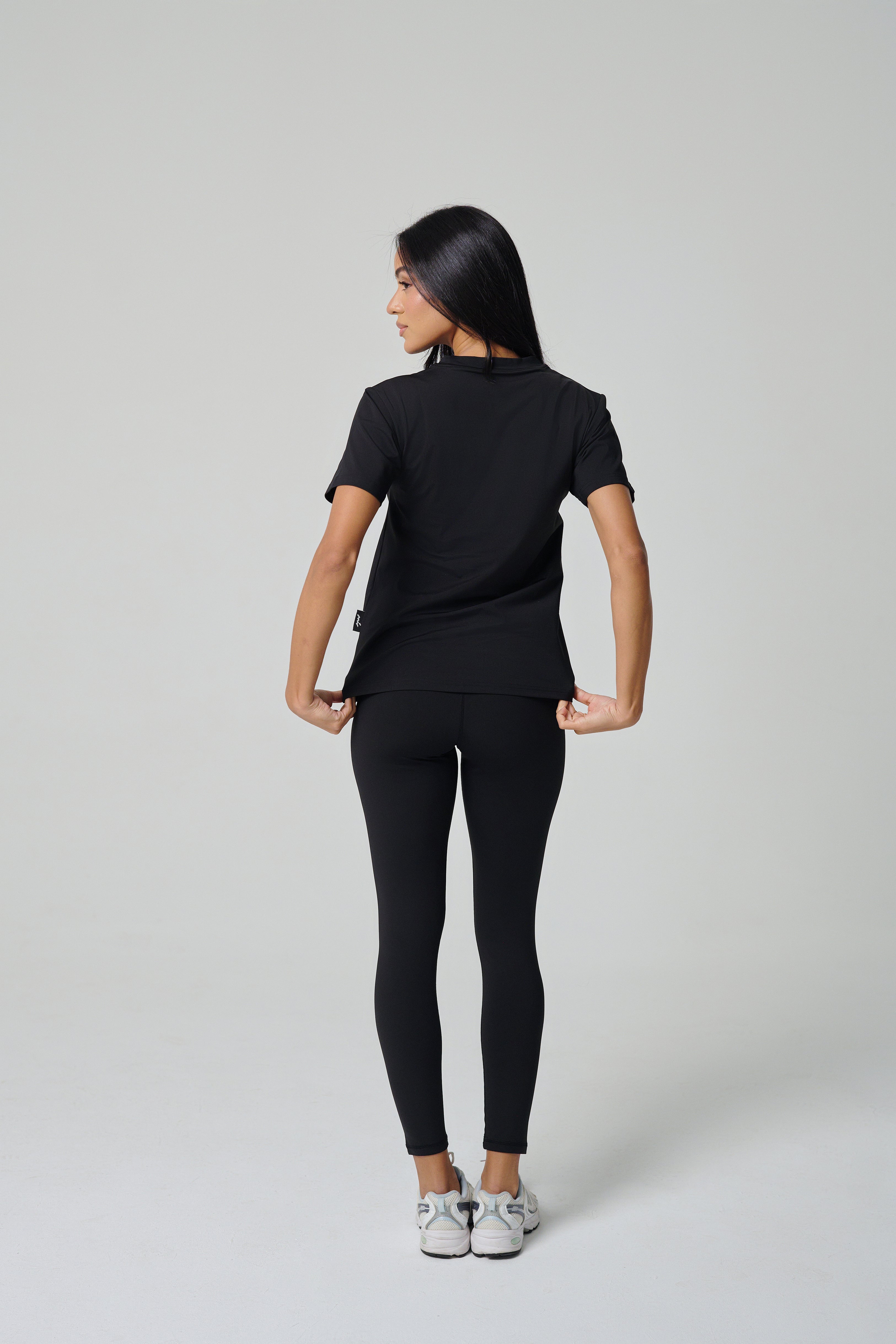 Women High Rise Legging - Black